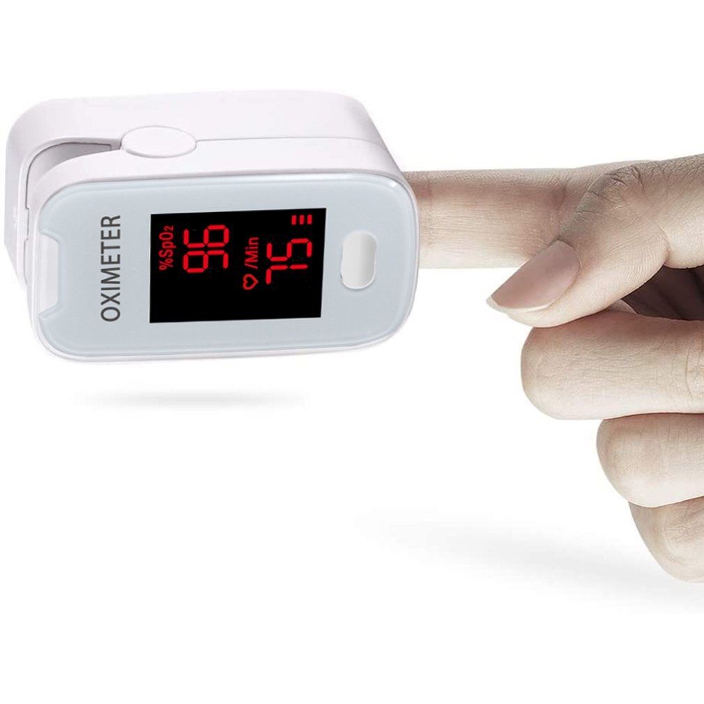 Oksymeter lav batterispenningsindikasjon måling spo 2 og hjertefrekvens måling av blod oksygenmetning