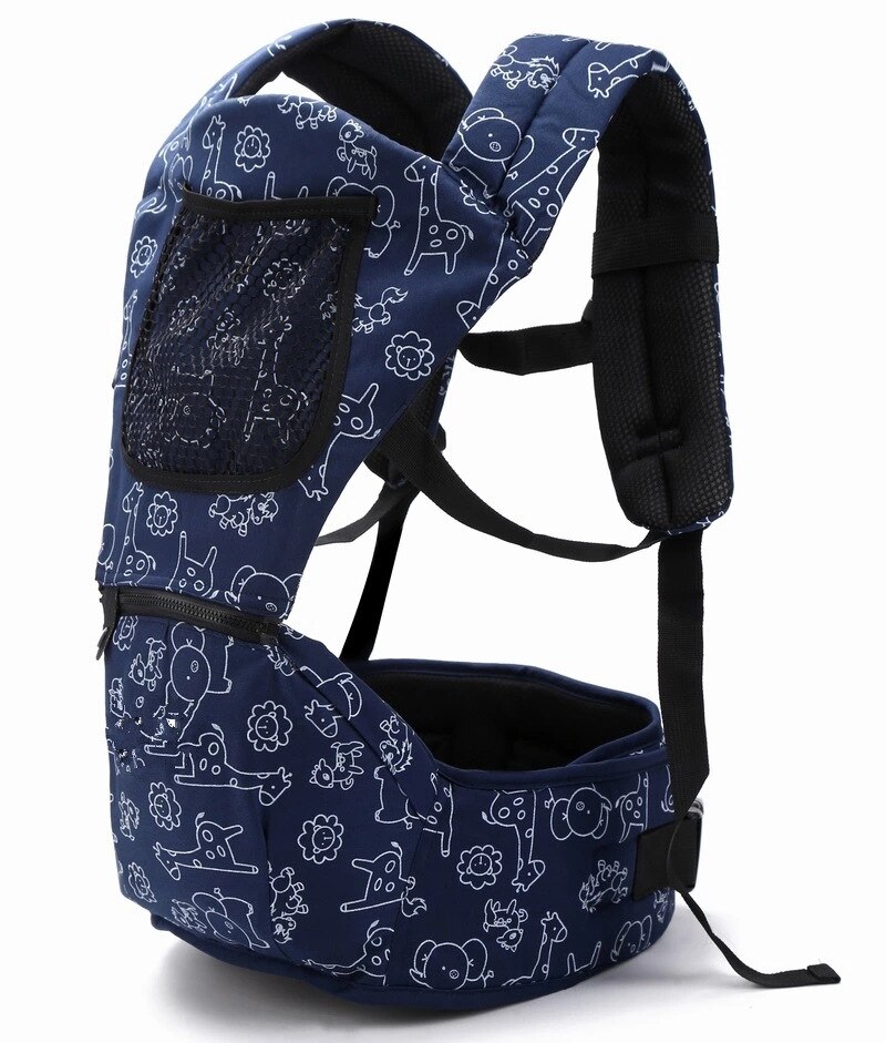 ! cartoon Dier Patroon Baby Rugzak Draagdoek Heupdrager, Baby Houder Voor 3 ~ 40 Maanden Kids, mochila portabebe: lanse