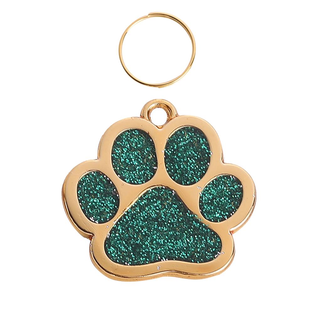 Étiquette d'identification pour animaux de compagnie, 10 pièces, collier en forme de griffe, pendentif, porte-clés, sac, décor, étiquette nom de patte, pendentif, accessoires pour animaux de compagnie, Anti-perte