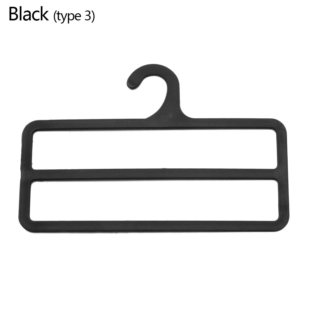 Circle Shape Shawl Scarf Hanger Multifunctional Coat Belt Tie Clothes Display Shelf Space Saving Organizer Plastic Storage Holde: type 3 black