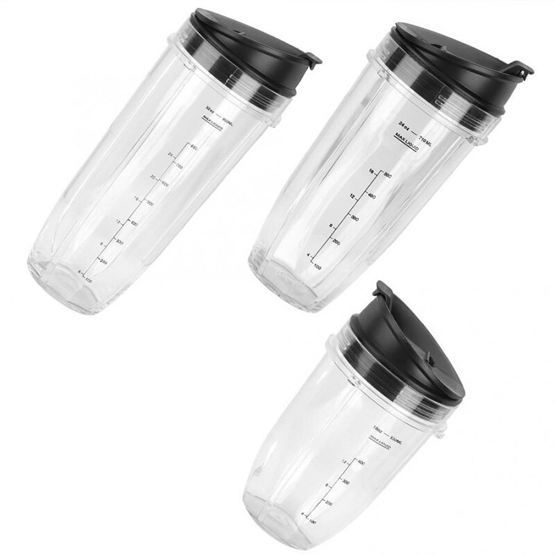 18 24 32 oz unssi kuppi sip n tiiviste kansien vara- varaosia tarvikkeet nutri ninja auto-iq ja duo tehosekoitin juicer