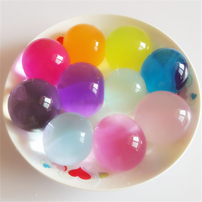90g blandede store vandperler perleformede store bløde våde krystal jord mudder hydrogel gel børn legetøj bryllup boligindretning