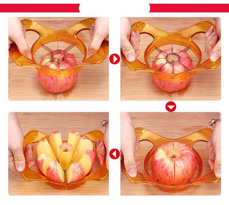 Küche Multi-funktion Apfel Cutter Schneiden Zu Herz Teilt Obst Cutter Edelstahl Klinge Küche Obst & Gemüse Werkzeuge