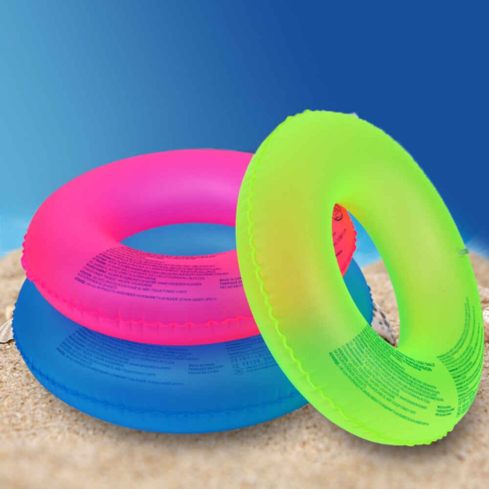 60/80/90cm Summer Inflatable Pool Float Circle Swimming Ring Swimming Float Air Mattress Beach Party Pool Accessories