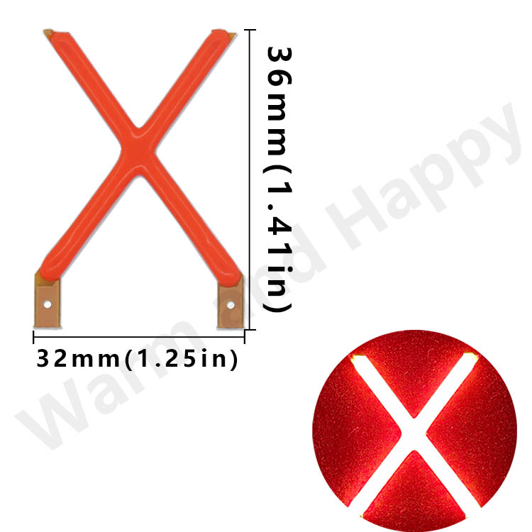 N-Z Letter Licht Decoratie Rood Licht 0.45W Led Lichtgevende Gloeidraad DC2.8-3.0V Nachtlicht Bruiloftsfeest Outdoor Decoratie Gebruik: WHITE