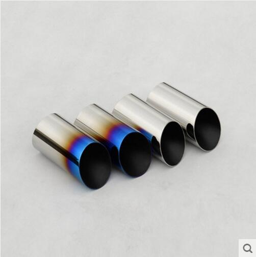 Tubo de Escape de acero inoxidable para Ford, silenciador trasero de , 2 unids/set/juego, funda cver para Ford Escape Kuga , estilo de coche