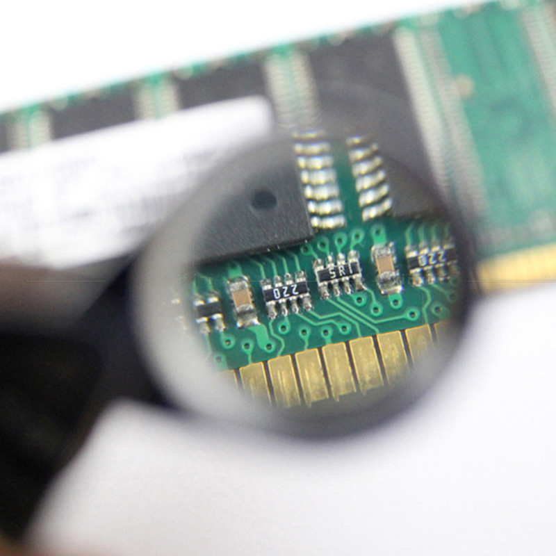 Metal Jewelry Magnifying Glass Jewelers Eye Tool Jewellery Folding Loupe Glass Lens Magnifying Triplet Glass Jewelry Diamond