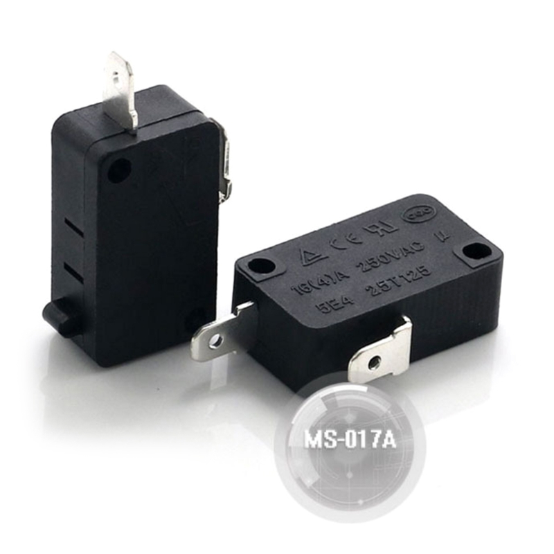 Microwave Oven Door Micro Switch Washing Machine Rice Cooker Pot Micro Switch 2pins Micro Switches 16A 250V Home Tools