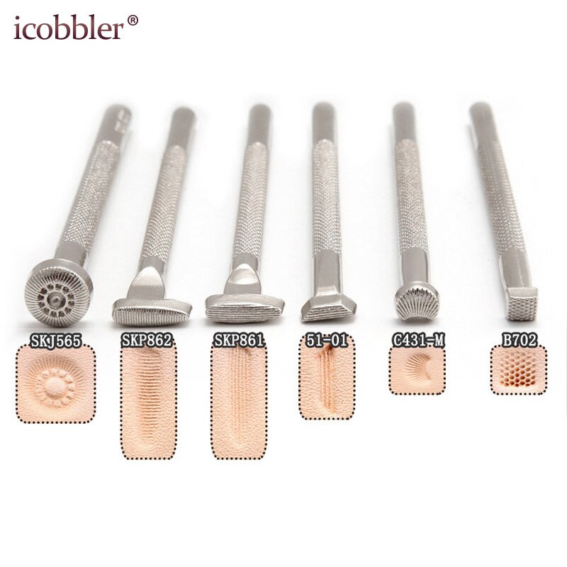 DIY Engraving Tools Handmade Metal Stamp and Die Sets Stamping Tool Leather Craft Working Flowers Embossing Patterns Carving