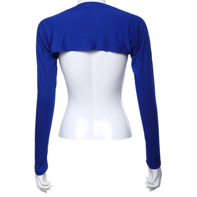 Stijlvolle Vrouwen Hijab Moslim Een Stuk Mouwen Arm Cover Bolero Bolero Hayaa 20 Kleuren Arm Warmers vrouwen tops: Blauw