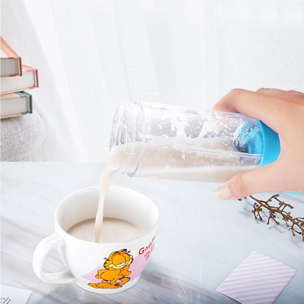 380ml elektrische fruit-, citrus-, sinaasappel- en citroenpersen, usb-oplaadbaar, draagbare blender met 4 messen, waterfles, sapbeker