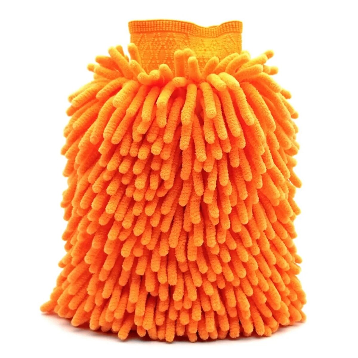 Guante de microfibra para lavado de coches, guantes de chenilla de doble cara para coche, esponja de lavado Ultra absorbente para coche, limpieza de microfibra sin arañazos para coche: Blanco