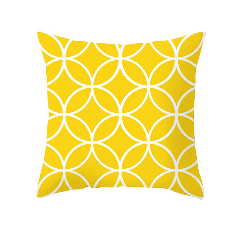 Ananas Blatt Gelb Dekorative Kissenbezug Ananas Gelb Wurf Kissen Fall Polyester Druck Kissen Abdeckung kussensloop: 12