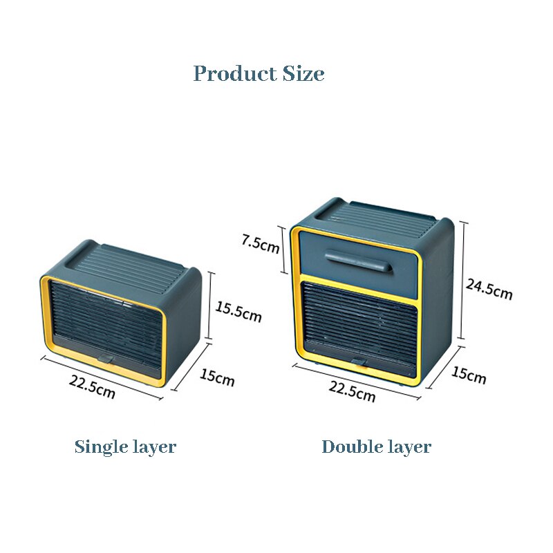 Toilettenpapierhalter Doppel Schicht Wc Papier Halfter-Zauberstab Schlecht Lagerung Kasten Wasserdichte Rollen Papier Gestell Gewebe Zubehör для туалета Bad Zubehör