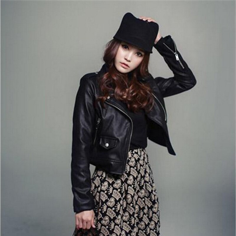 QBHAT Faux Wool Fedora Hats with Cute Cat Ears Solid Plain Casquette Hat Casual Equestrian Parent-child Cap for Women Kids