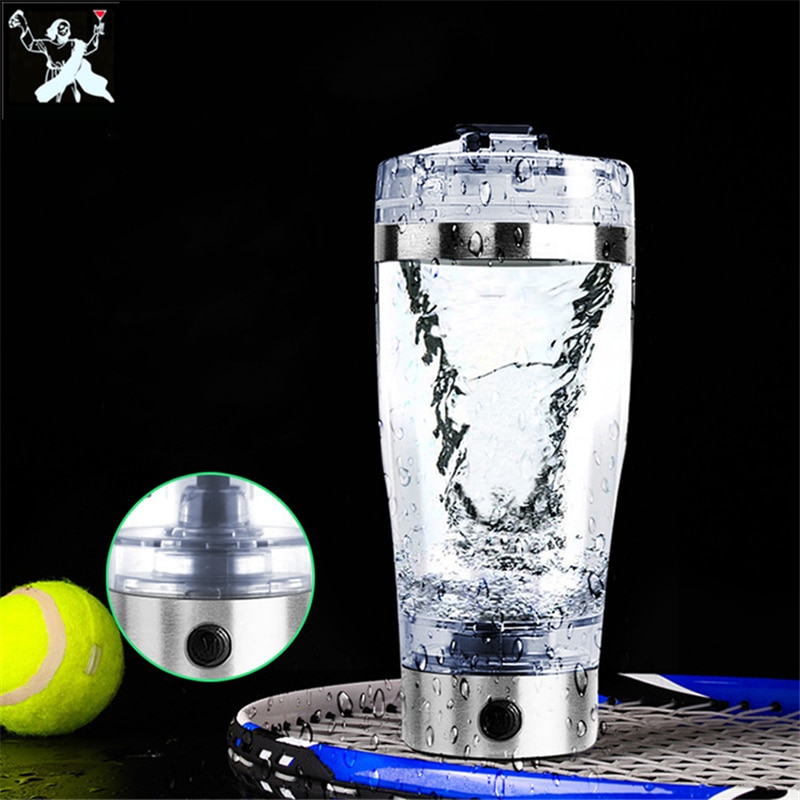 600ml Electric Cocktail Boston Shaker USB Automatic Protein Shaker Portable Mixing Mixer Vortex Tornado Shaker Mixing Cups