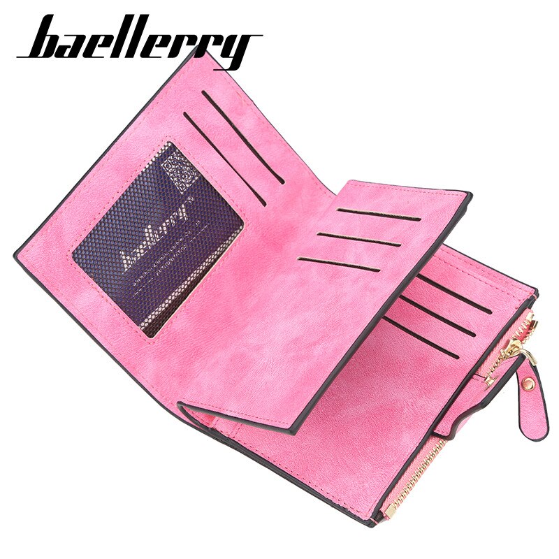 Women Wallet Hasp Small and Slim Coin Pocket Leather Purse Women Wallets Cards Holders Luxury Brand Wallets Purse