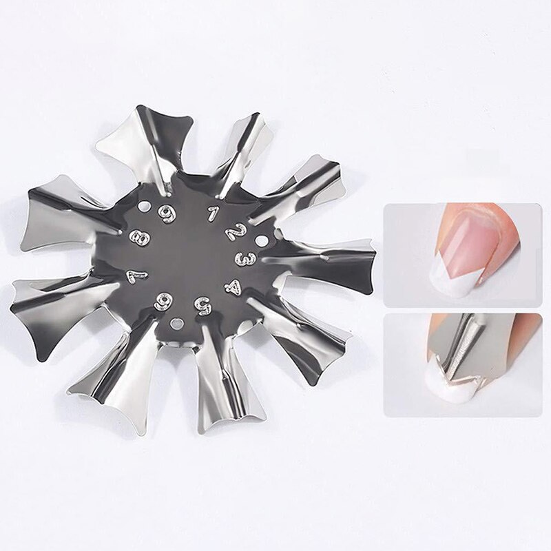 1pcs Nail Cutter Stencil DIY French Smile Nail Art Tool Manicure Tools Nail Art Tools Nail Clipper