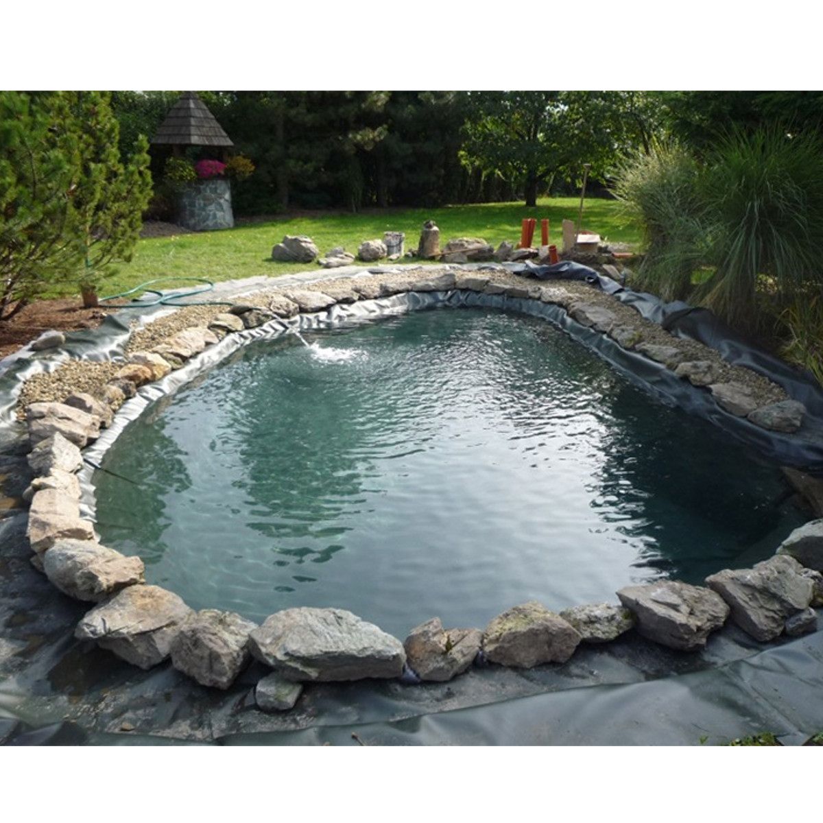 Waterproof Liner film Fish Pond Liner Garden Pool Reinforced HDPE Heavy Duty Guaranty Landscaping Pool Pond