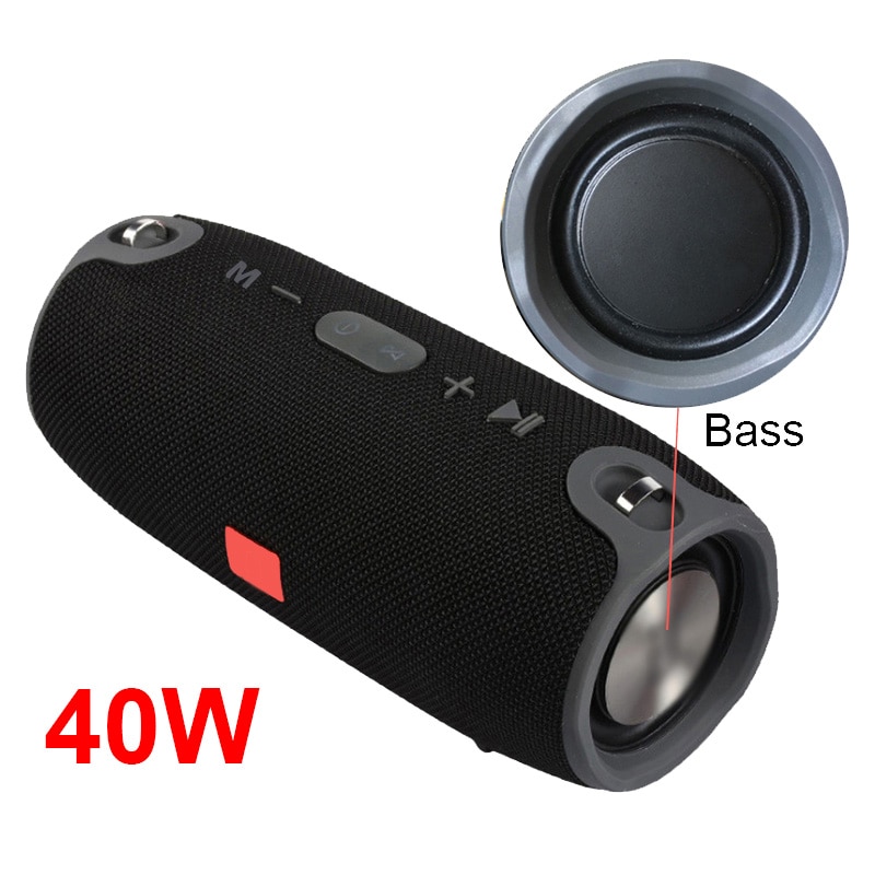 40W High Power Draadloze Bluetooth Speaker Draagbare Kolom Bass Bt Speaker Ondersteuning Usb Tf Soundbar Sound System