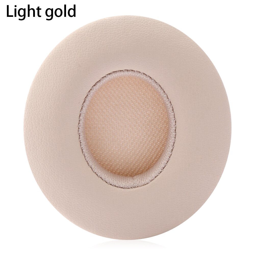 Voor Beats Solo 3 2 Draadloze Oorbeschermers Hoofdtelefoon Accessoires Ultra-Zachte Spons Oordopjes Oordopjes Vervanging Oorkussens Kussen: light gold