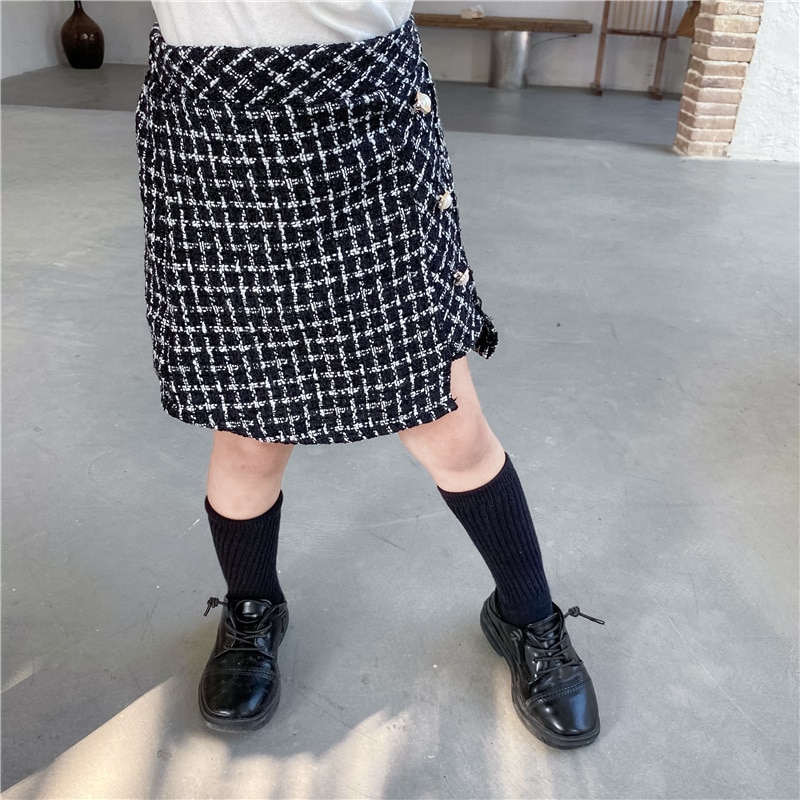Autumn Girls Tweed Skirt Girls Skirt Kids Skirts