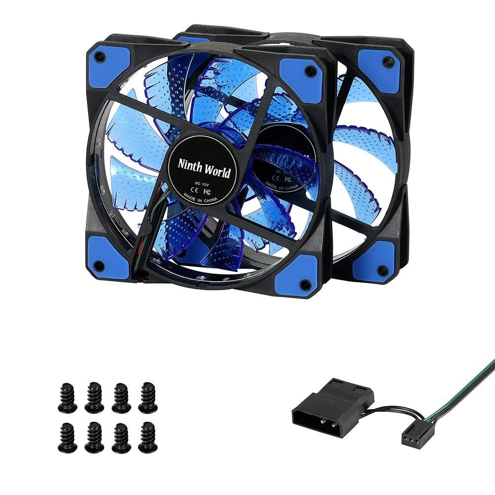 120mm LED Ultra Silent Computer PC Case Fan 15 LEDs 12V Cpu Heatsink Cooler master Cooling Fan DC 12V 4P 3P Connector