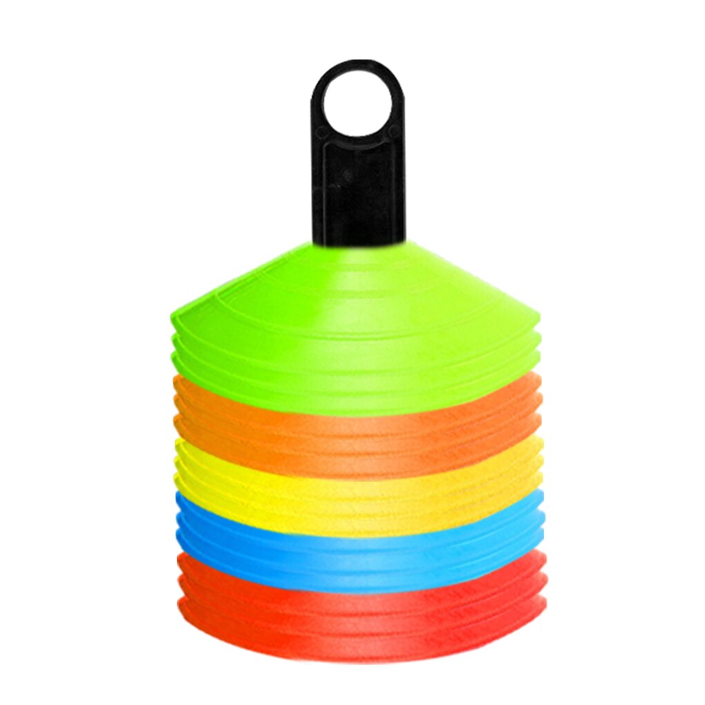 15 -teiliges set mit 19cm fußballtrainings-sportkegeln, markierungsscheiben, fußball-unterhaltungs-sportzubehör