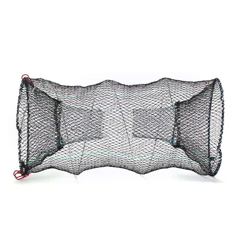 1pcs crab cage folding 2 hole spring cage fishing shrimp cage crab lobster cage fishing net fishing trap