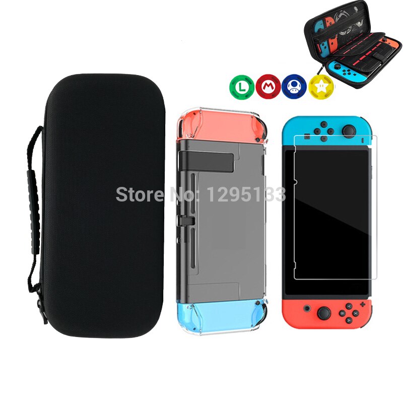 Portable Hard Borsette Della Cassa del Sacchetto per Nintend Interruttore Nintendoswitch Console Durevole Carry Box per NS Nintendo Interruttore Accessori