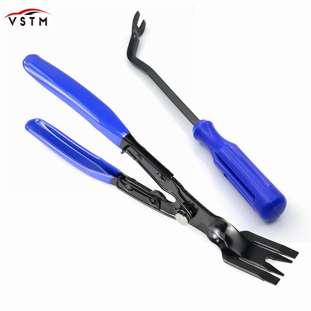 Car Headlight Repair Installation Tool Trim Clip Removal Pliers Blue/Red for Car Door Panel Dashboard Removal Tool
