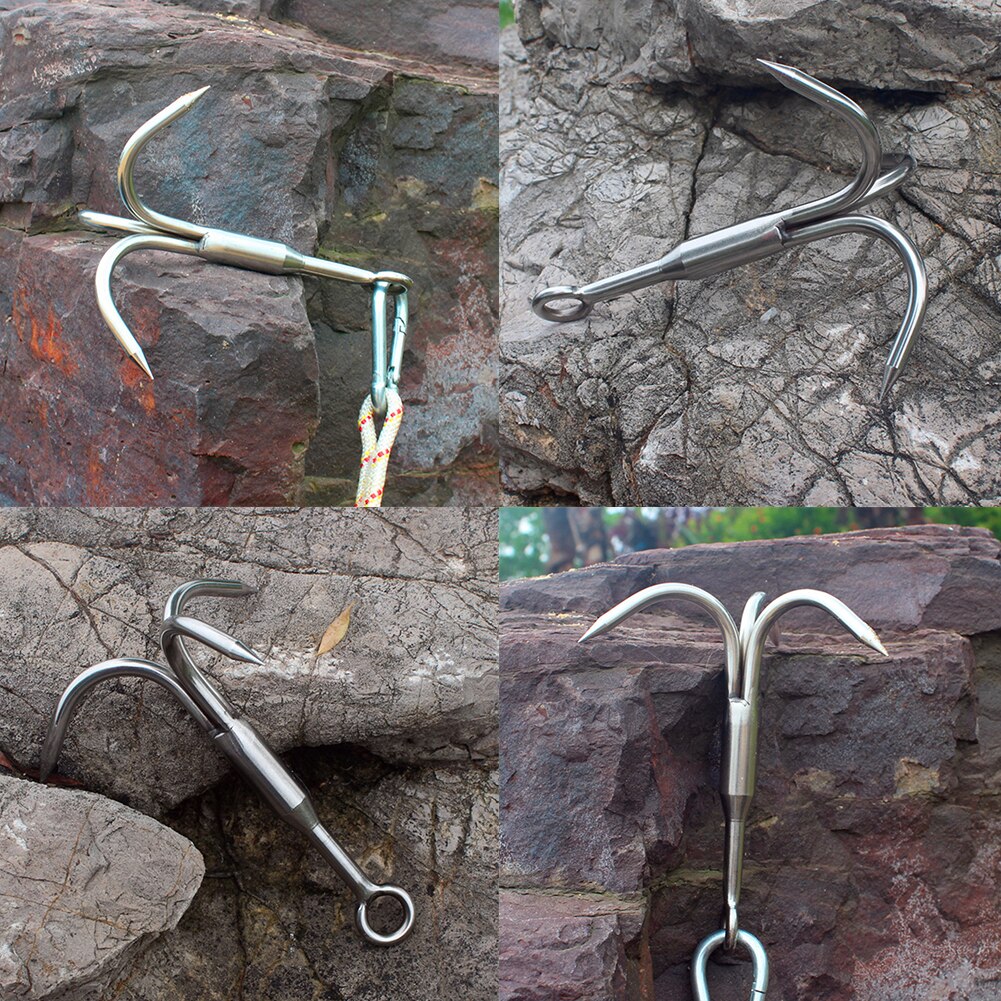 Anchor Hook Clasp Grappling Tackle For Boat Fishing Mountaineering Climbing Tools Outdoor Climbing Claw Accessories