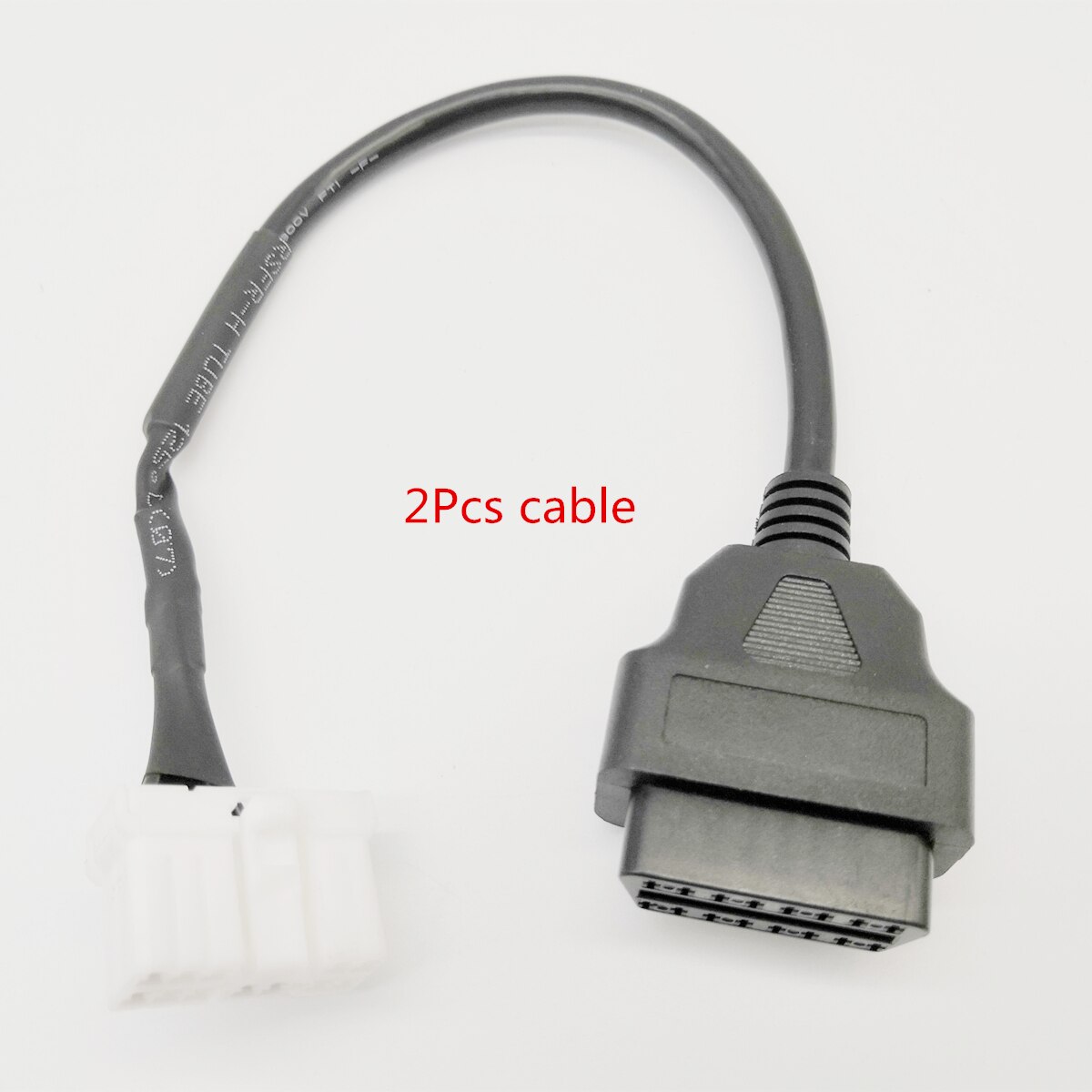 12 pin male female connector Old Tesla model S OBD II diagnostic harness electronic cable of energy vehicle: 2pcs