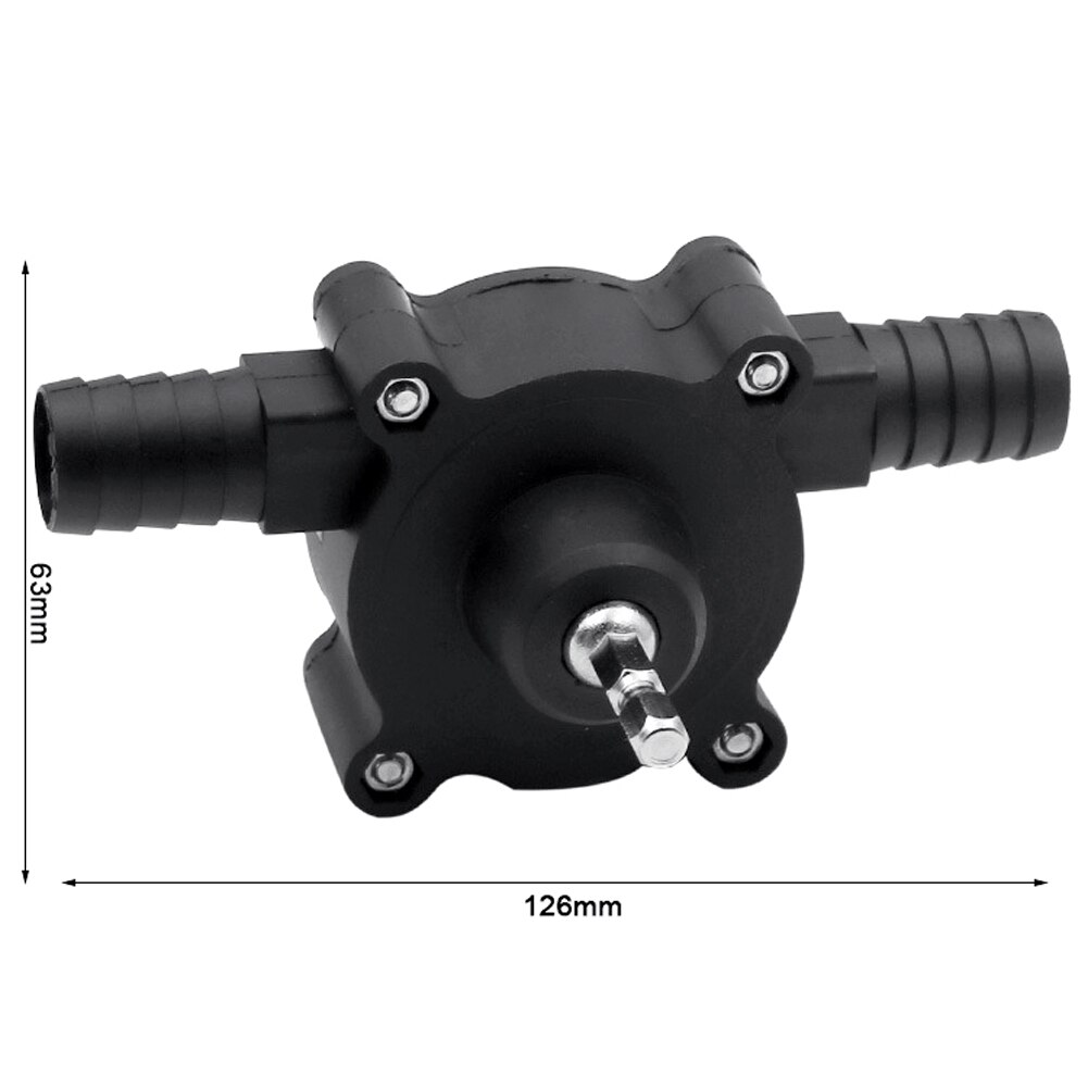 Elektrische Boor Pomp Zelfaanzuigende Transfer Pompen Olie Vloeistof Waterpomp Draagbare Ronde Schacht Heavy Duty Transfer Pomp Tuingereedschap