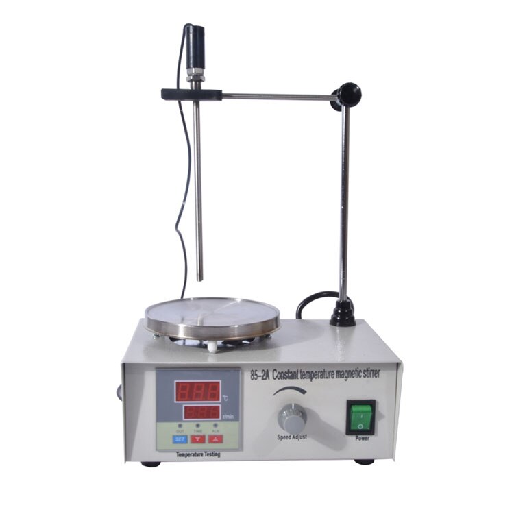 1PC 85-2/2A Lab Mixer Double digital display Heating Constant temperature Magnetic Stirrer 100-2000r/min 220V