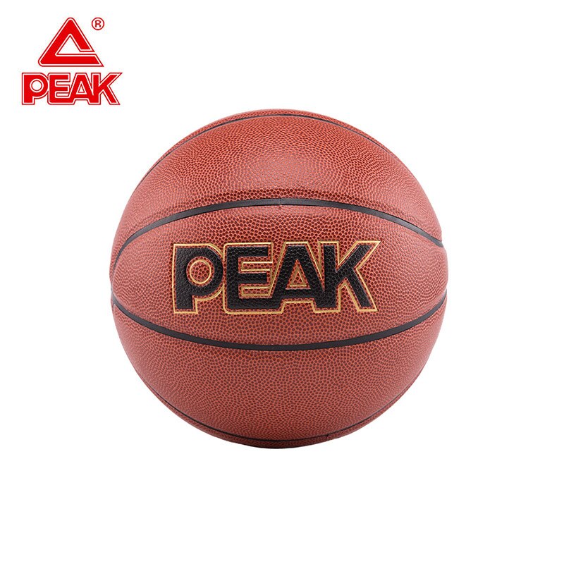 PEAK Basketball Brown Competition Training Basketball Size 7 PU Indoor&Outdoor Sports Basketball