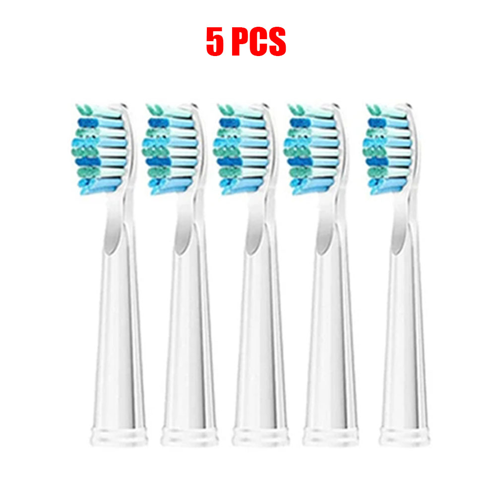 3-30 Electric Toothbrush Replacement Heads Compatible With Fairywill Electric With FW-507/508/551/515/917/959/D1/D3/D7/D8: Ivory