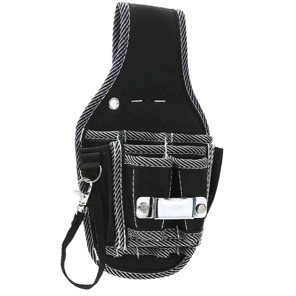 Electrician Tool Bag Nylon Fabric Waist Pocket Pouch Belt Storage Kit Holder Maintenance: Default Title