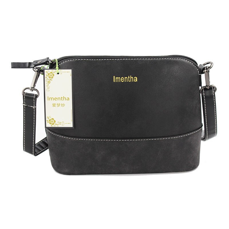 Dames schoudertassen dames grijs nubuck vintage dames leren handtassen shell crossbody tassen voor vrouwen messenger bags: 5