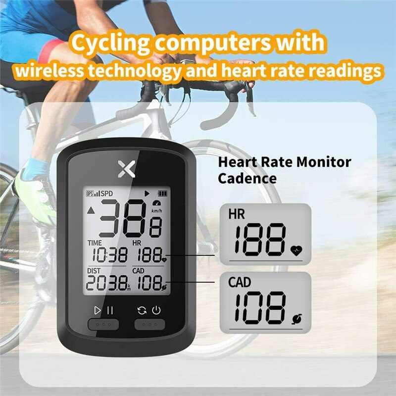 XOSS G + GPS SMART BIKE ciclismo ordenador Bluetooth 1,8 pulgadas pantalla Digital LCD impermeable IPX7 bicicleta ordenador velocímetro
