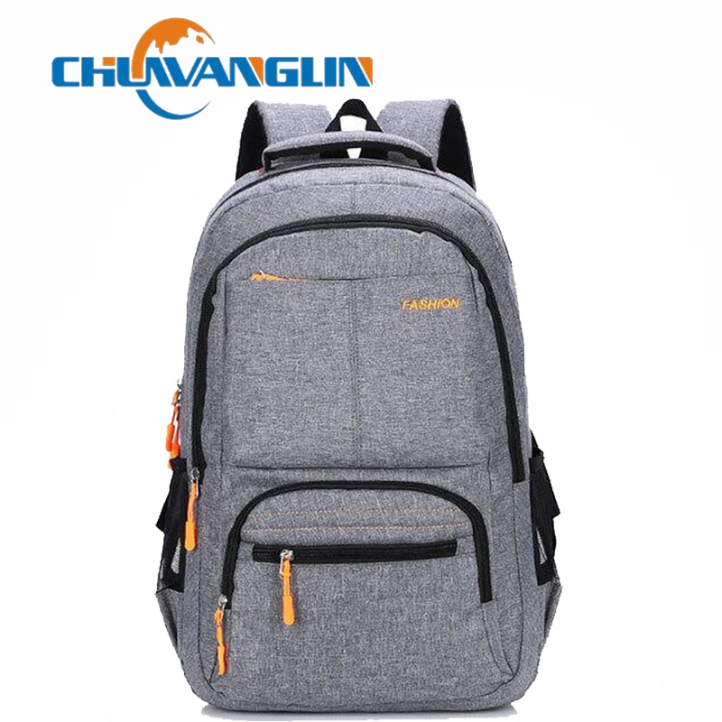 Chuwanglin male backpacks Business laptop backpack High capacity school bag Simple versatile travel bags C011502