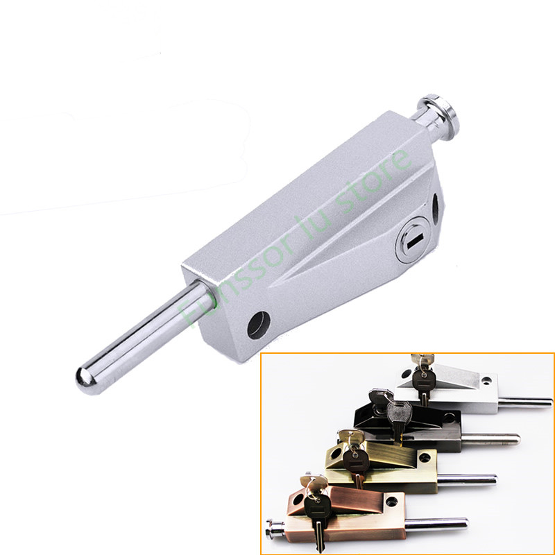Surface mounted bolt lock with key,For Heavy /Rotating door bolt,strong and sturdy,Ground latch,Door hardware/bolt/latch