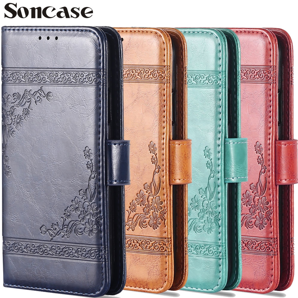 Voor huawei p smart case pot -lx3 lx1 case op p smart fig -lx1 lx2 lx3 la1 cover zachte siliconen flip portemonnee leren case funda