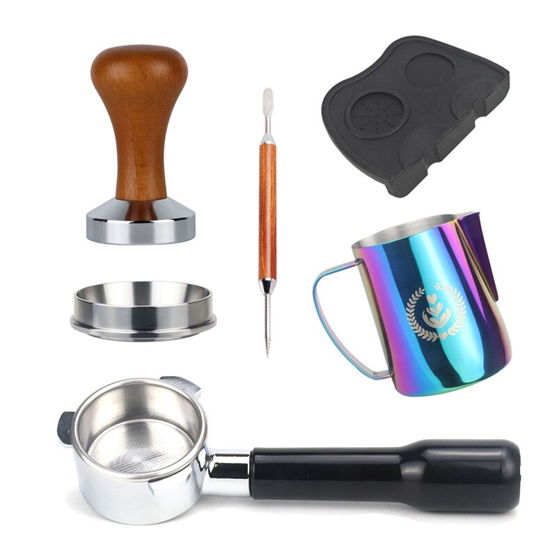 54mm Coffee Bottomless Portafilter for Breville 870/878/880 Filter Filter Coffee Tamper Espresso Coffee Sets
