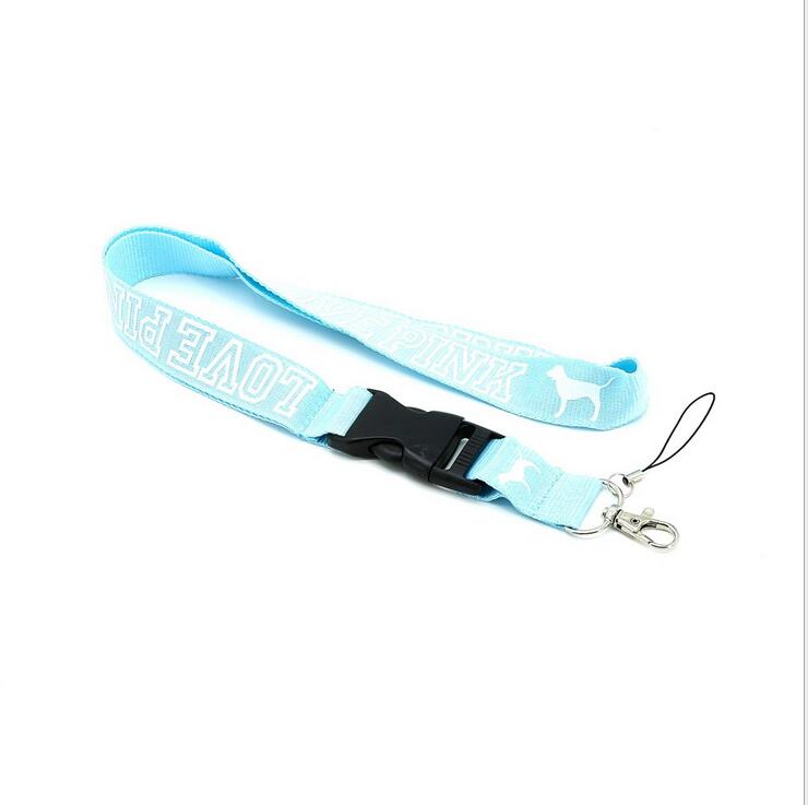 Telefoon Lanyard Bandjes Sport Multicolor Voor Sleutels Chain Id Kaarten Houder Afneembare Gesp 2.5Cm Roze Hart Lanyards