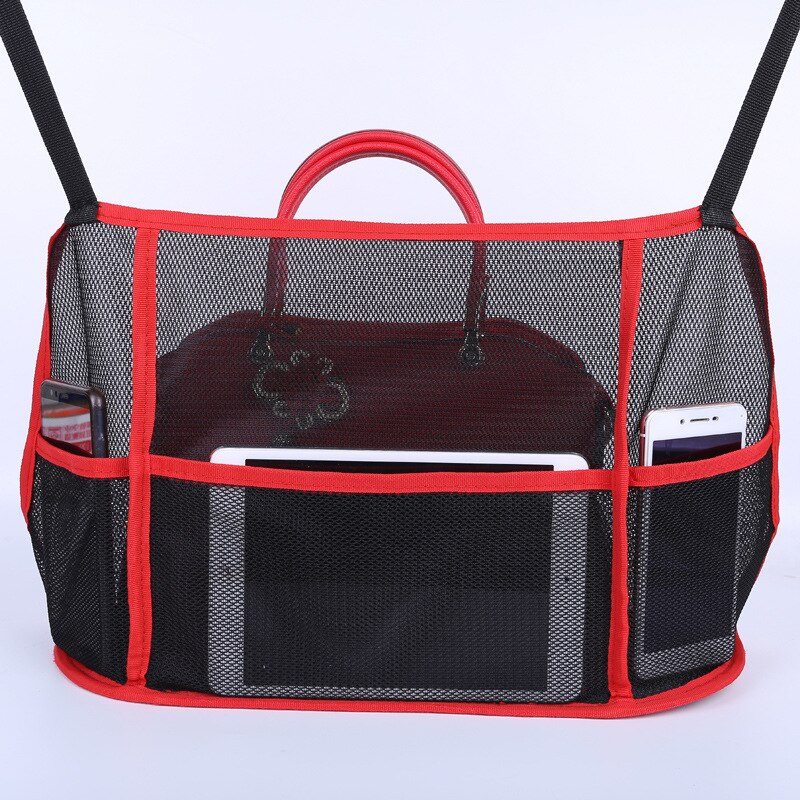 Car Seat Storage Net Pocket Storage Auto Interior Organizer Box Handbag Car Universal Hanging Store And Take Freely Bag