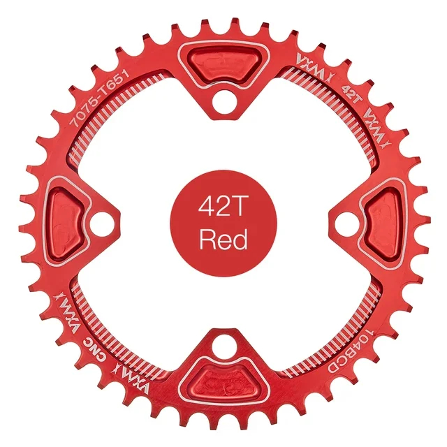 VXM-104BCD Mountainbike Crank Kettingblad Ronde 30 T-52 T Smalle Brede Ketting Wiel Ster Ring MTB licht 104 BCD Fiets Accessoire: MULTI