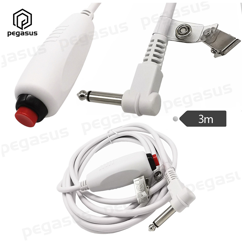3 Meters Nurse Call Push Button Cable Nurse Station Universal Replacement Call Cord With Bed Sheet Clip