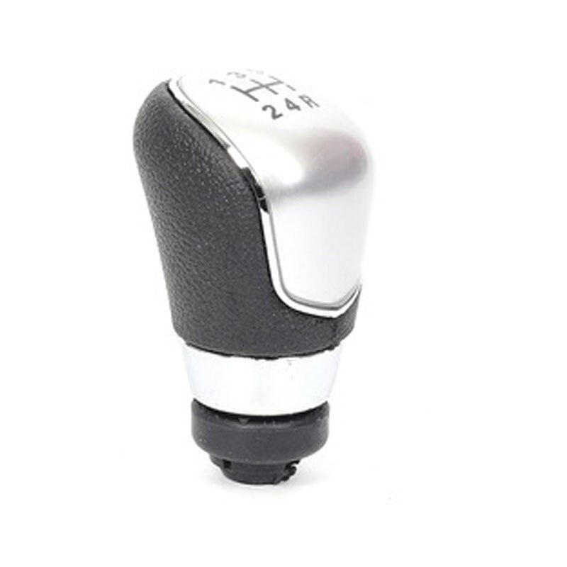 Pomo de cambio de marchas de coche, palanca Gaitor para Ford Focus mk2 FL Focus mk3 mk7 Transit Connect Kuga c-max FL b-max s-max: 5 speed silver