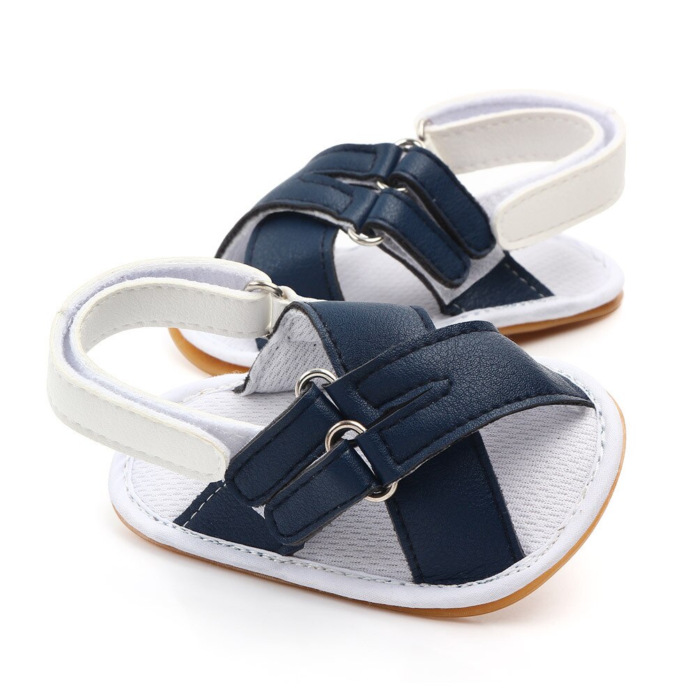 Patch kleur Baby meisjes sandalen Pu leer Rubberen zool baby Wieg schoenen baby Mocassins sandalen schoenen